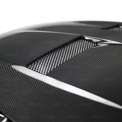 Seibon 15-17 Ford Focus TV-Style Carbon Fiber Hood 3