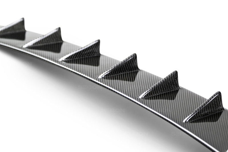 Seibon 2016 Honda Civic 4 Door FC1/FC2 Carbon Fiber Gloss Finish Rear Fin Spoiler 2