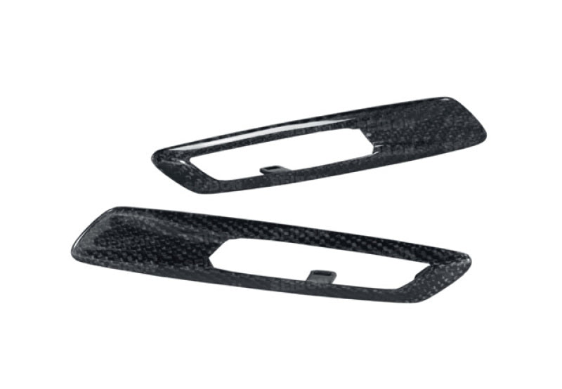 Seibon 12-13 BMW F10 Carbon Fiber Fender Ducts (Pair) 0