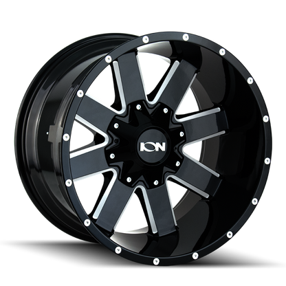 ION Wheels ION Type 141 20x9 / 6x135 BP / 15mm Offset / 106mm Hub Gloss Black Milled Wheel
