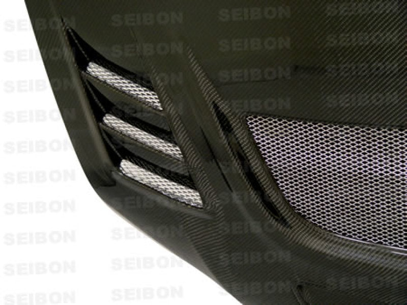 Seibon 03-07 Mitsubishi Evo 8 & 9 CW Carbon Fiber Hood 1