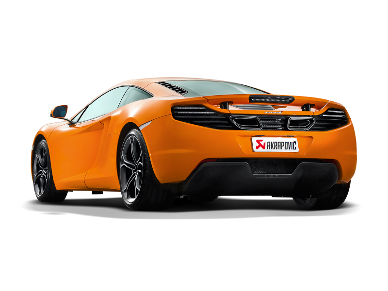 Akrapovic 12-14 McLaren 12C/12C Spyder Slip-On Line (Titanium) w/ Carbon Tips 2