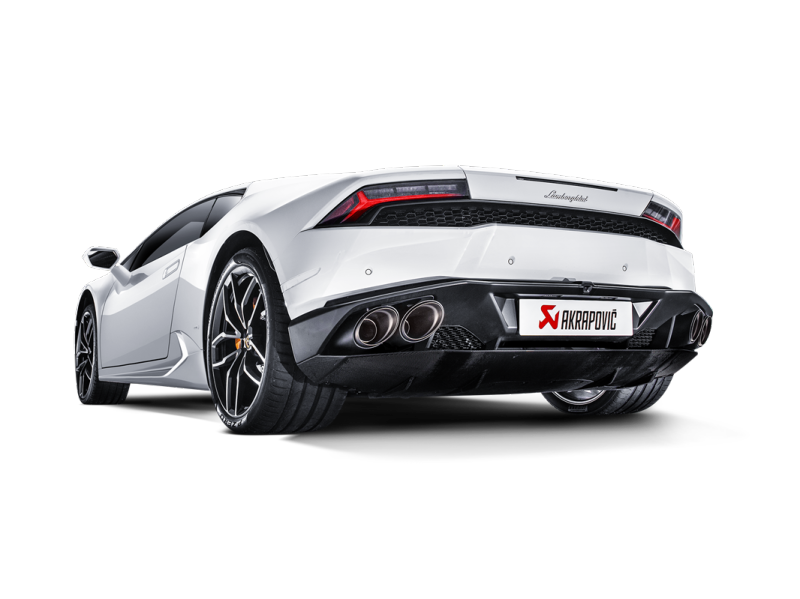 Akrapovic 16-16 Lamborghini Huracan LP 580-2 Coupe/Spyder Slip-On Line (Titanium) w/ Carbon Tips 5