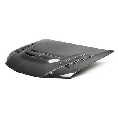 Seibon 03-07 Mitsubishi Evo 8 & 9 CW II Carbon Fiber Hood 2