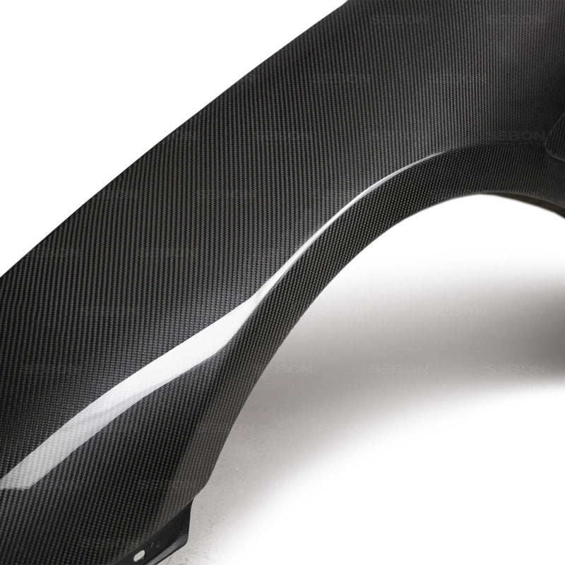 Seibon 93-98 Toyota Supra TV-Style Carbon Fiber Fenders (Pair) 6