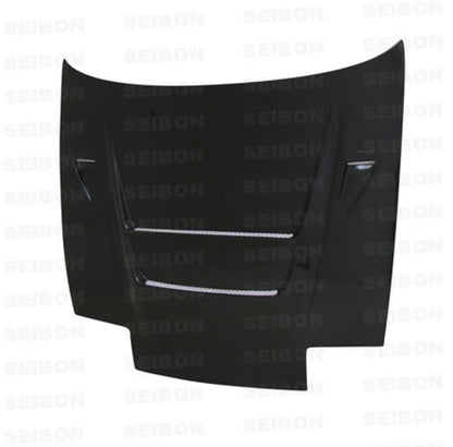 Seibon 89-94 Nissan 180SX/240SX DVII Carbon Fiber Hood 2