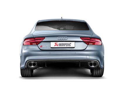 Akrapovic 14-17 Audi RS7 Sportback (C7) Evolution Line Cat Back (Titanium) w/ Carbon Tips 4