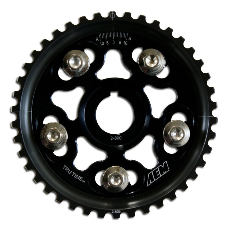 AEM 92-01 Honda Prelude Si VTEC/ Base & SH True Black Tru-Time Cam Gear - Accord