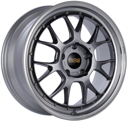 BBS LM-R 19x8.5 5x130 ET55 CB71.6 Diamond Black Center Diamond Cut Lip Wheel 1