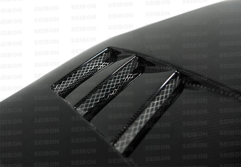Seibon 03-05 Dodge SRT-4 TS Style Carbon Fiber Hood 2