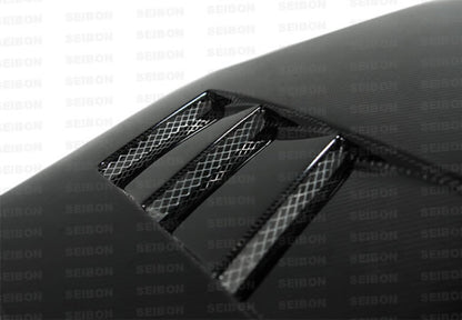 Seibon 03-05 Dodge SRT-4 TS Style Carbon Fiber Hood 2
