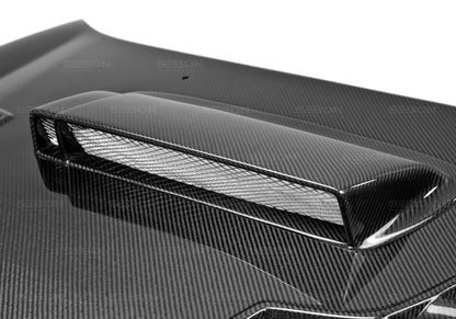 Seibon 02-03 Subaru WRX CWII Carbon Fiber Hood 2