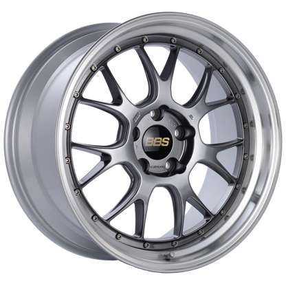 BBS LM-R 19x9.5 5x120 ET25 Diamond Black Center Diamond Cut Lip Wheel -82mm PFS/Clip Required 1