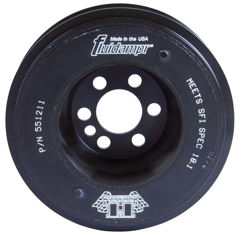 Fluidampr VW 06-08 2L FSI Motor (6 bolt hole mounting) Steel Internally Balanced Damper - A3 & A4