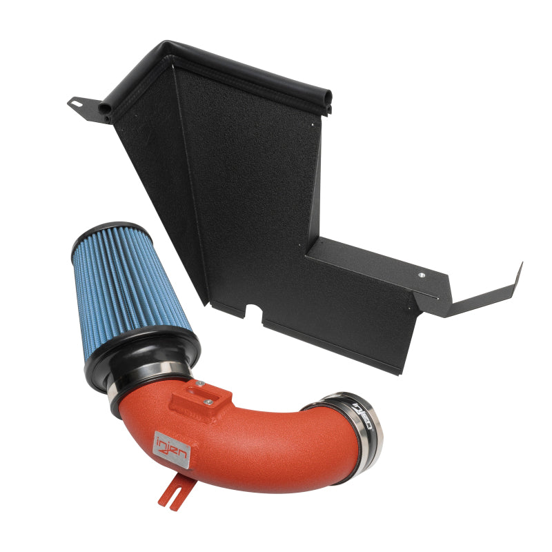 Injen 21-22 Toyota Supra 2.0L 4 Cyl. SP Short Ram Air Intake System - Wrinkle Red 3