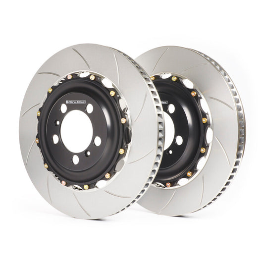 GiroDisc 2020+ Chevrolet Corvette Z06 (C8 w/Factory Iron Rotors) Slotted Front Rotors 0