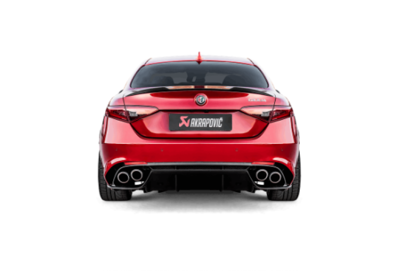 Akrapovic 17-19 Alfa Romeo Giulia Quadrifoglio Evolution Line Cat Back (Titanium) w/Link Pipes 0