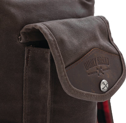 Burly Brand Voyager Sissy Bar Backpack - Dark Oak