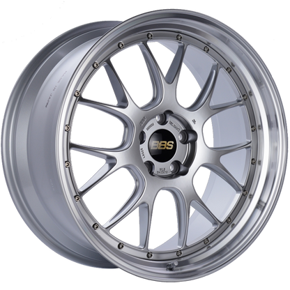 BBS LM-R 21x10 5x120 ET35 Diamond Silver Center Diamond Cut Lip Wheel -82mm PFS/Clip Required 1