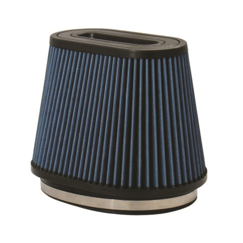 Injen AMSOIL Ea Nanofiber Dry Air Filter - 8 1/2 Oval Filter 9 1/2 Base / 6 1/4 Tall / 8 Top 0