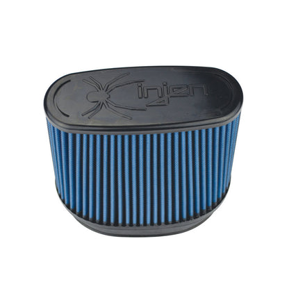 Injen NanoWeb Dry Air Filter 6.7x4.54in Oval ID / 7.7x5.7in OD / 5.55in Height / 7x2.75in Top 2