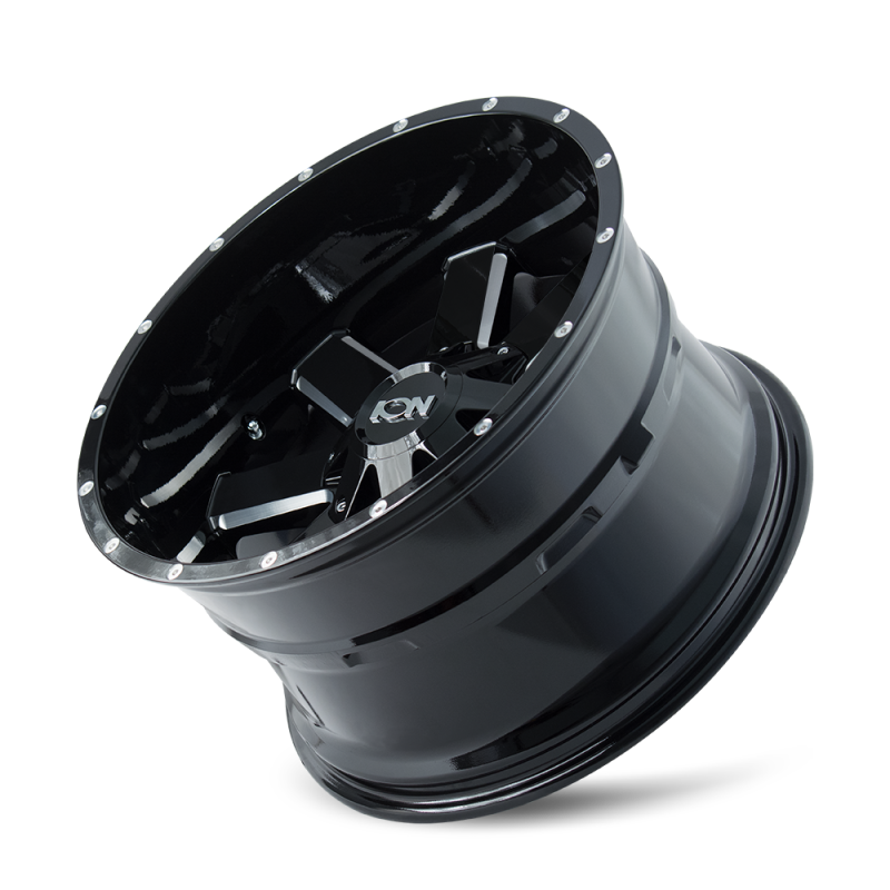 ION Wheels ION Type 141 20x10 / 8x180 BP / -19mm Offset / 124.1mm Hub Gloss Black Milled Wheel