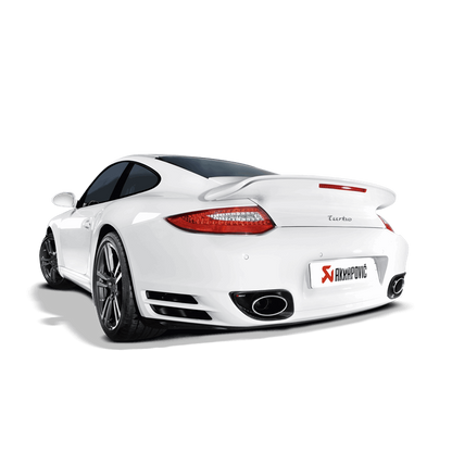 Akrapovic 10-13 Porsche 911 Turbo / Turbo S (997 FL) Slip-On Line (Titanium) w/ Titanium Tips 2