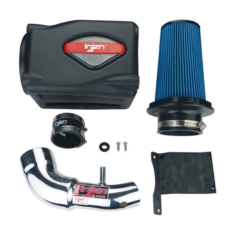 Injen 07-09 Wrangler 3.8L V6 w/ Box Polished Power-Flow Air Intake System 3