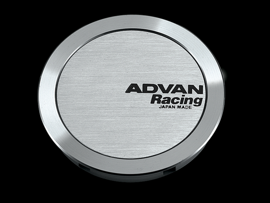 Advan 63mm Full Flat Centercap - Silver Alumite 0