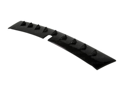 Seibon 08-10 Mitsubishi Evo 10 Carbon Fiber Rear Fin Spoiler 1