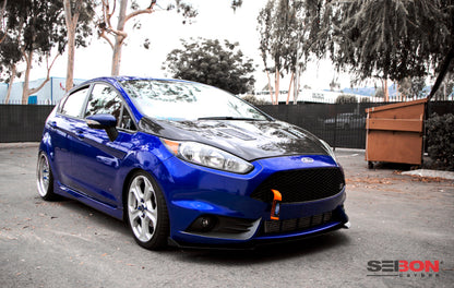 Seibon 14+ Ford Fiesta RS Style Carbon Fiber Hood 4