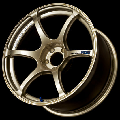 Advan RGIII 18x9.5 +45 5-114.3 Racing Gold Metallic Wheel 1