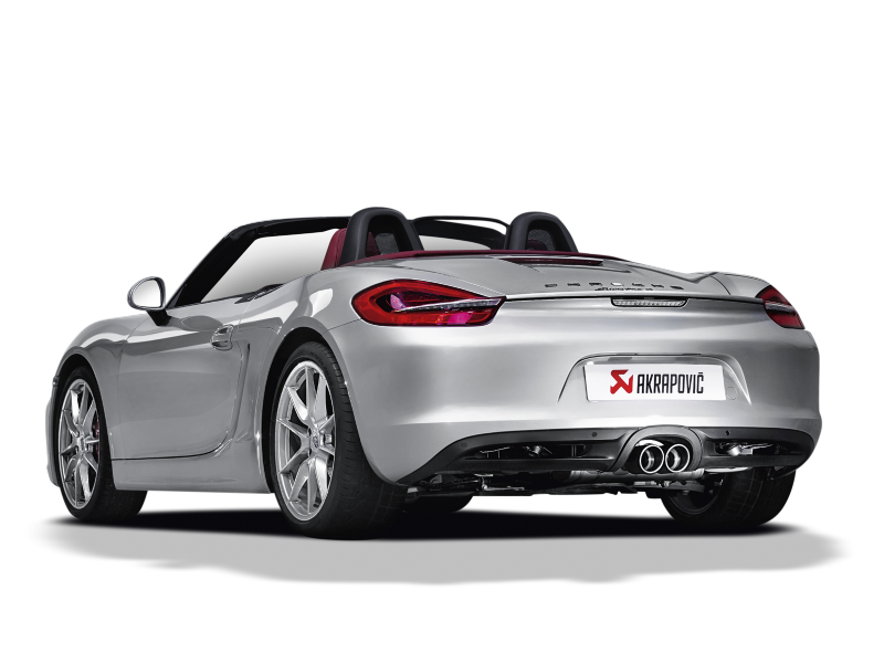 Akrapovic 12-15 Porsche Boxster (981) Slip-On Line (Titanium) w/ Titanium Tips 9