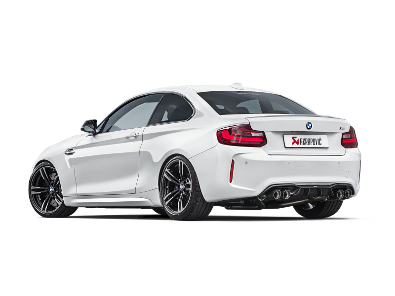 Akrapovic 16-17 BMW M2 F87 (Excl M2 Competition) Evolution Line Cat Back (Titanium) w/Carbon Tips 4