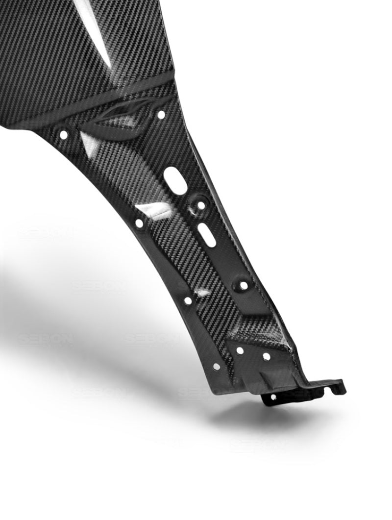 Seibon 08-10 Subaru Impreza STi 10mm Wider Carbon Fiber Fenders 5