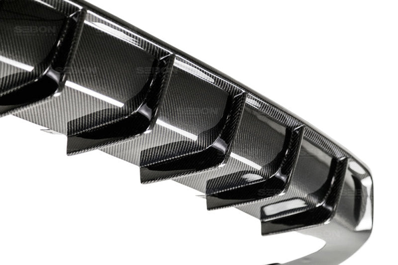 Seibon 16-17 Honda Civic Sedan TR-Style Carbon Fiber Rear Lip 2