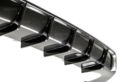 Seibon 16-17 Honda Civic Sedan TR-Style Carbon Fiber Rear Lip 2