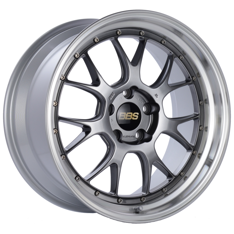 BBS LM-R 19x9.5 5x120 ET25 Diamond Black Center Diamond Cut Lip Wheel -82mm PFS/Clip Required 0