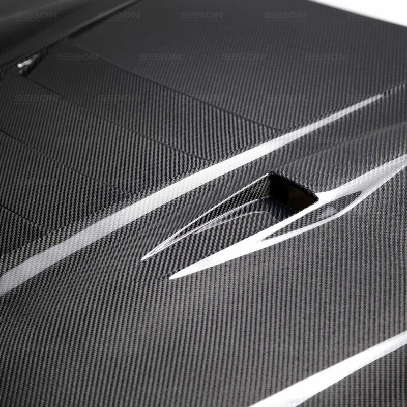 Seibon 09-12 Nissan GTR R35 DS-Style Carbon Fiber Hood 2