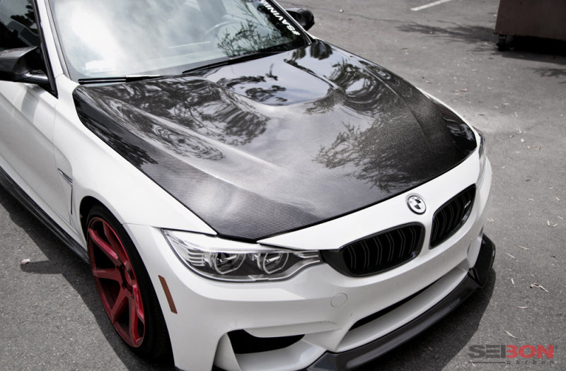 Seibon 2014+ BMW F80 OE Style Carbon Fiber Hood 7