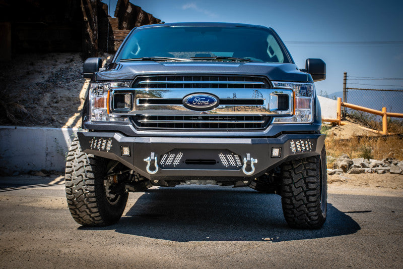DV8 Offroad 2018+ Ford F-150 Front Bumper w/ Light Holes - F-150 & Raptor
