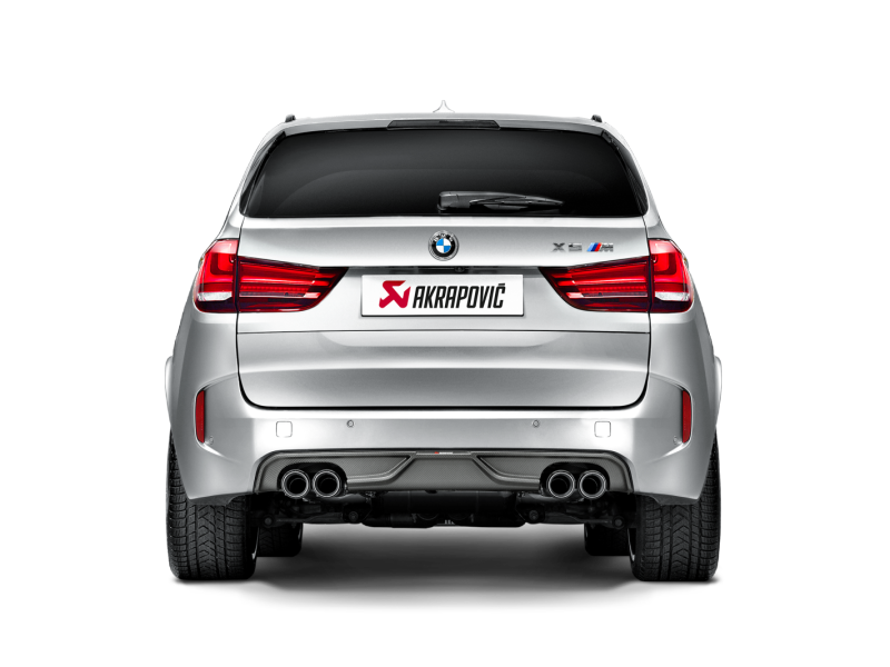 Akrapovic 15-17 BMW X5M (F85) Evolution Line Cat Back (Titanium) w/ Carbon Tips 6