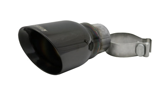 CORSA Performance Corsa Single Universal 2.5in Inlet / 4in Outlet Black PVD Pro-Series Tip Kit