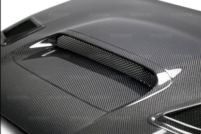 Seibon 15-17 Subaru Impreza WRX/STI CS Style Carbon Fiber Hood 2