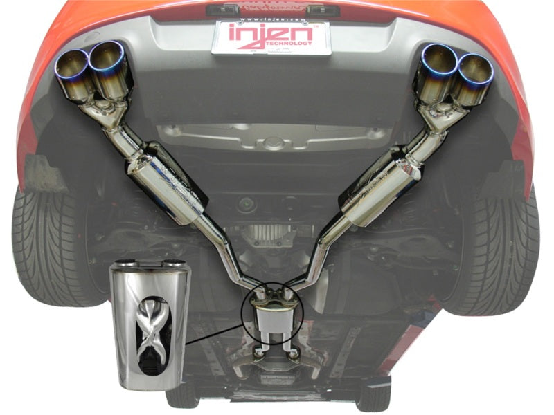 Injen 10-15 Hyundai Genesis Coupe 3.8L V6 SS CB Exhaust w/ Quad Titanium Tips 2