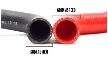 GrimmSpeed 04-08 Subaru Forester XT Radiator Hose Kit - Black - WRX