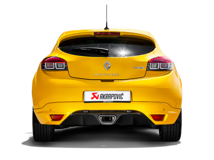 Akrapovic 10-16 Renault Megane Coupe RS Evolution Line Cat Back (Titanium) w/ Carbon Tips 2
