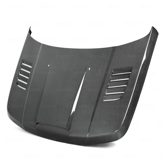 Seibon 05-12 Range Rover Sport TM-Style Carbon Fiber Hood 0