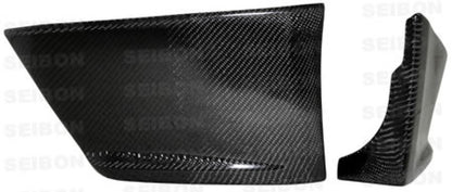 Seibon 08-09 Mitsubishi Evo X OEM style Carbon Fiber Rear Lip 0