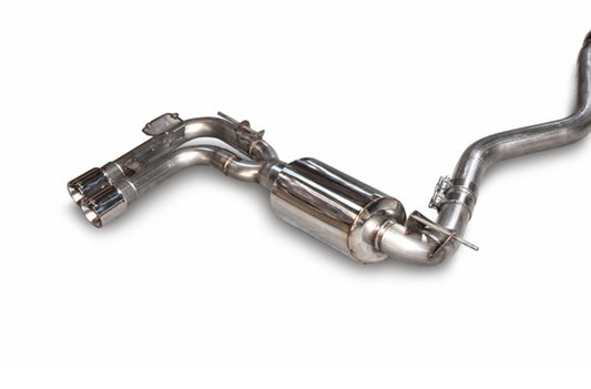 AWE Tuning BMW F3X N20/N26 328i/428i Touring Edition Exhaust Quad Outlet - 80mm Chrome Silver Tips - 1